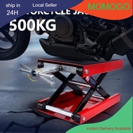 500kg Motorcycle Jack Scissors Lift Hydraulic Scissor Lift Jack Table Stand Repair Tool