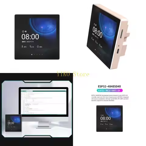 K32C ESP32S3 N16R8 4inch Capacitive Touch Display Sceen LCD 480×480 Development Board