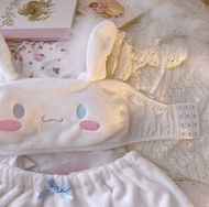 玉桂狗大耳狗珊瑚絨居家內衣套裝 吊帶+短褲