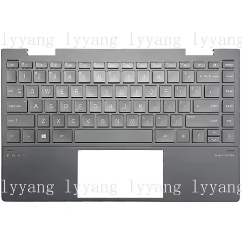 f For HP ENVY 13-AY 13-BD TPN-C147/C152 Palmrest Backlit Keyboard L94518-001 Brown