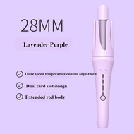 New fully automatic 32mm curling iron with double grooves and large waves for long-lasting styling w