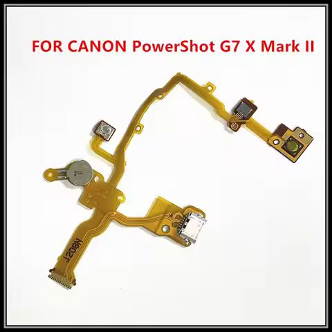 NEW Repair Parts Top Cover Shutter Button Cable USB Interface For Canon PowerShot G7X MARK II , G7X 
