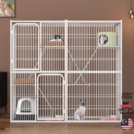 READY STOCK  EXTRA LARGE Sangkar Kucing Besah 3 Tingkat High Quality Big Cat Cage Cat Villa Cat Hous