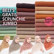 Bella Square Polycotton COLOR PART 2 110 X 110 Premium Neci Sewing 78 Colors Square Hijab