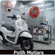 White Pearl PU Paint - 1 package plus PU pearls - Paint PCX, VARIO, LEXY, NMAXOriginal