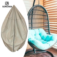 [SONONIA] Patio Hanging Egg Chair Cover with Storage Bag Outdoor Egg Swing Chair Cover