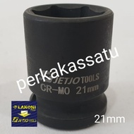 MATA IMPACT SOCKET WRENCH 1/2" X 21MM 21 MM LAKONI PRO JETJO TOOLS 500755