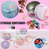 Empty Tin Bekas Kosg Lilin 2.2OZ Container Gula2 Doorgift Hadiah Kenduri Food Level Tin Storage Box 
