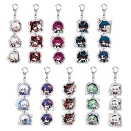 Game Keychain Honkai: Star Rail Robin Aventurine Firefly Acheron Black Swan