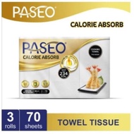 3 ROLL PASEO CALORIE ABSORBS COOKING TOWEL Kitchen Tissue