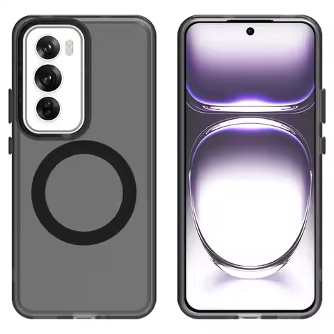 Magnetic For Magsafe Wireless Charge Cases For OPPO Reno 12 Pro Reno12 Reno12Pro 5G Shockproof Candy