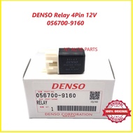 DENSO Lamp Relay Aircond Relay Power Relay 056700-9160 (4pin) 12V