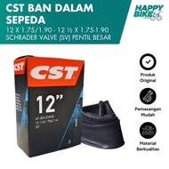 CST Tube Inner Tube for Children's Bikes 12 x 1.75/1.90 12 1/2 x 1.75/1.90 SV Mini BMX Tricycle Push