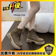 MHBritish Style Dr. Martens Boots Women2023Spring and Autumn New Retro Easy Matching Show Legs Big Boots Thick Bottom