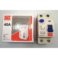 UMS 40A 30mA 2POLE ELCB