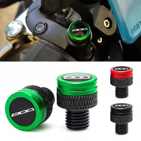 Motorcycle CNC Rearview Side Mirror Hole Cap Plug Accessories For Kawasaki Z 800 z800