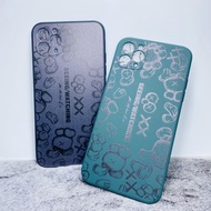 Kaws printed square border iphone case for iphone 6/6p/7/7p/8/8p/x/xs/xsm/11/11p/11pm/12/12p/12pm