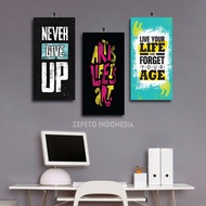 HIASAN DINDING KAYU 141-160 WOODEN QUOTES ENJOY LIFE POSTER 15X30 NQNO3/MAX9Y/ ROOM DECORATION WORK 