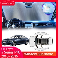 Full Covers Sunshades for BMW 5 Series F10 2010~2016 520i 523i 528i 530i Windows Curtain Accessories