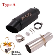 For KYMCO AK550 AK 550 Motorcycle Exhaust Escape System Slip On Modify Middle Link Pipe With Moveabl