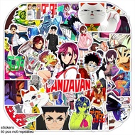 60Pcs Momo Ayase Dandadan Anime Stickers Funny Okarun Cartoon Sticker Laptop Skateboard Phone Aesthe