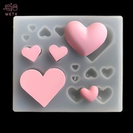 [WETK] 3d diy Heart Shape Jewelry Silicone Mold
