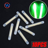 WITTEE 10PCS Firefly Fluorescent Rod, Fluorescent Dark Luminous Fishing Fluorescent Rod, Bright Ligh