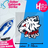Evos SG Singapore Team Esport Iron-on Screen Printing Sticker, Rub-on Emblem Sticker for Shirts and 