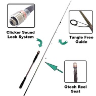 GTECH JIG LEGEND FREE GIFT JIG Salt Water Spinning Bottom Jigging Rod  Ready Stock Ship Same Day NDS-20014