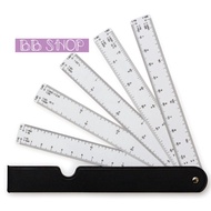 Fan Scale Ruler Architect Engineer Metric Plastic Fan Shaped Plastic Blade Scale Ruler