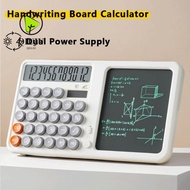 QIUJUU  Calculator, Dual Power Supply With LCD Writing Board Scientific Calculator, 12-Digit Large L