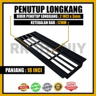 Metal Drain Cover (Heavy Duty) Penutup Longkang Support 4 Wheel Truck Drain Grating with 2 inch Lid 
