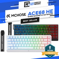 MCHOSE Ace 68 Wired Hall Effect Magnetic Switch Gaming Keyboard 8K Polling Hot-Swappable