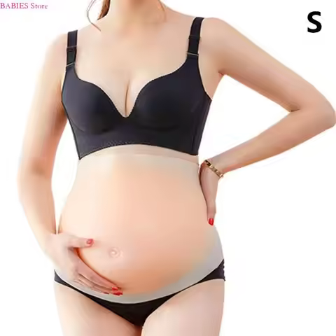 C9GB Mainitaining Silicone Pregnancy Belly Natural Outline Design For Movie Props Pregnancy Experien