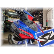 Y16 zr Sticker Headlight High Lamp Small Lamp Yamaha Y16zr Sticker Tinted Headlamp (Ready To Cut)