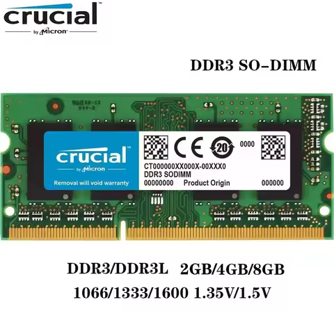 DDR3 DDR3L Memory Ram 4GB 8GB Notebook SODIMM 1333/1666MHz 204Pin 1.35V/1.5V RAM PC3-12800 RAM FOR l