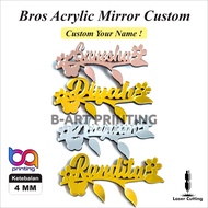 ACRYLIC COSTUME NAME BROOCHS CUTTING MODEL NAME BROOCH / ACRYLIC SOUVENIR CUSTOM NAME BROOCHS ACRYLI