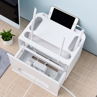 Router box Double-Layer Multi-Function Router WIFI Storage box Wire Power Strip Board Organizer box 