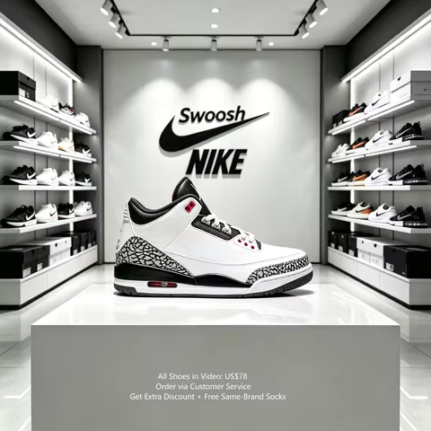 Nike Jordan Air Jordan 3 Retro Infrared 23 Mid-Top Basketball Shoes Unisex Infrared White 398614-123