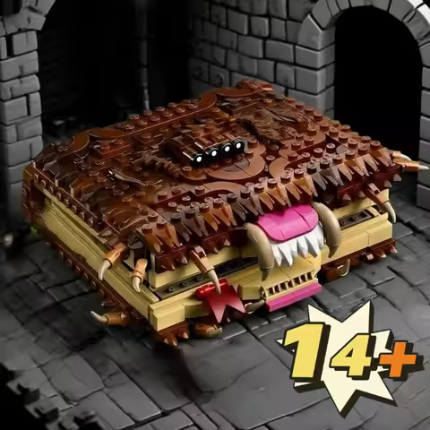 New 519PCS Chomping Monster Book of Monsters Harry 76449 Moc Building Block Model Diy Creative Assem