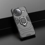 Redmi K80 Pro / K80 5G Shockproof Cover Finger Ring Holder Hard PC Phone Case Armor Casing
