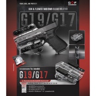 DC541 ซองพกนอก/ใน G19/G17 ( ซองใส ) [ & Flower ]