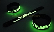 BLACK SABBATH wristband ริสแบนด์ เรืองแสง งานแกะขึ้นโมล ปั้มนูน สองชั้น สวยงาม คุณภาพสุดๆ มอบให้แฟน 