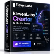 ElevenLabs Creator Plan for 1 Year (12 Month) Very Stable
