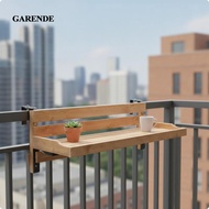 [Garende] Balcony Railing Table Adjustable Hanging Balcony Table Compact for Small Areas
