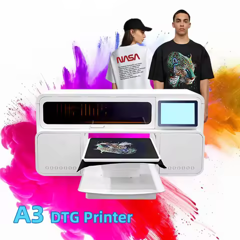 XinFlying a3 dtg printer i3200 double heads 48*47cm station for t-shirt printing direct to garment d