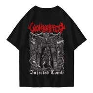 kaos band INFECTED TOMB / Premium Tshirt Infected tomb / kaos metalcore / metal