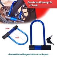 Motorcycle Padlock U-Shaped Anti-Theft U-Lock Bike U-Lock Lock Tire Padlock U-Lock