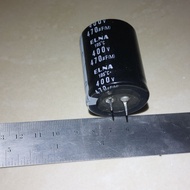 470UF 400V Elco C470 C470UF400V 470 Mikro Farad 400 Volt 470Mikro 400Volt Elko Elektrolit Kondensato