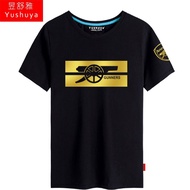 Arsenal Football Gunners Jersey Men's and Women's Printed Short Sleeve 100% Premium Cotton T-Shirt 0